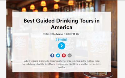 Conde Nast Traveler: Best Guided Drinking Tours in America