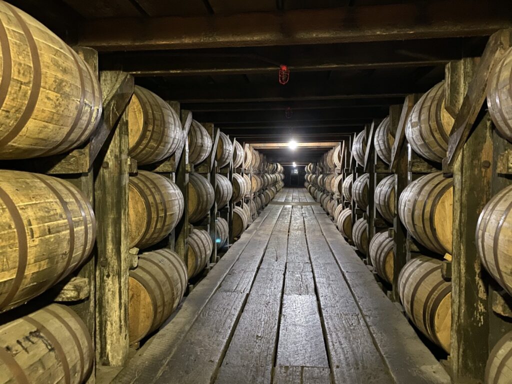 bourbon distillery rick house