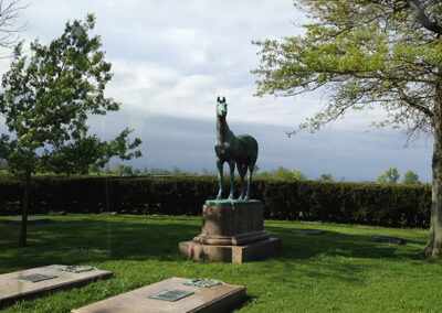 Horse Statue on Claiborn Horse Farm Tour with Mint Julep Experiences