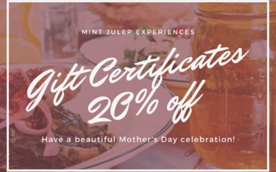 Mother’s Day 2020: Gift Certificates Are 20% OFF