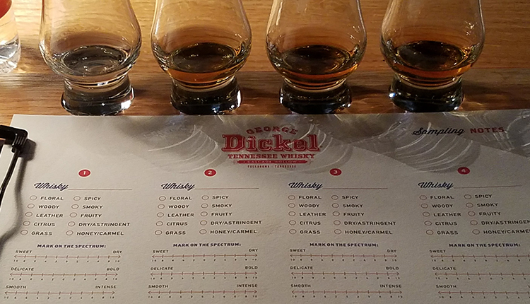 George Dickel Whiskey Tasting