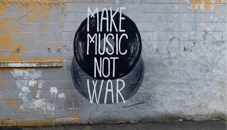 Make Music Not War Nashville Mural