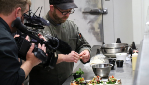 behind the scenes taping of Secrets of Bluegrass Chefs in Louisville