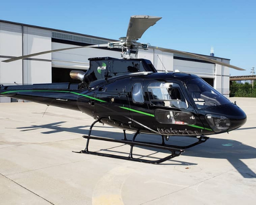 Elite Rotocraft black helicopter 