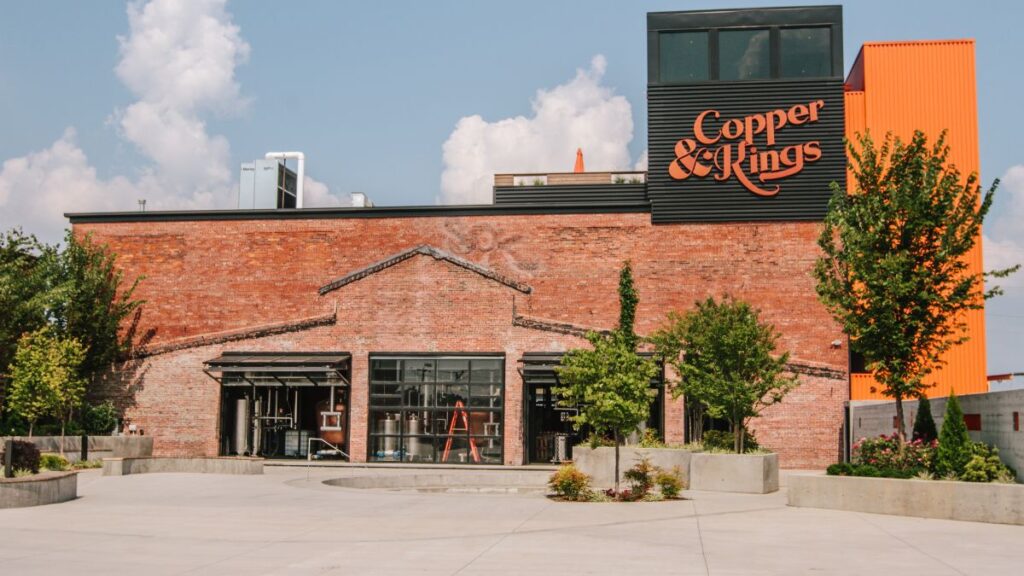 copper and kings bourbon distillery exterior