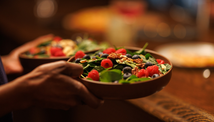 Fresh Berry Spinach Salads