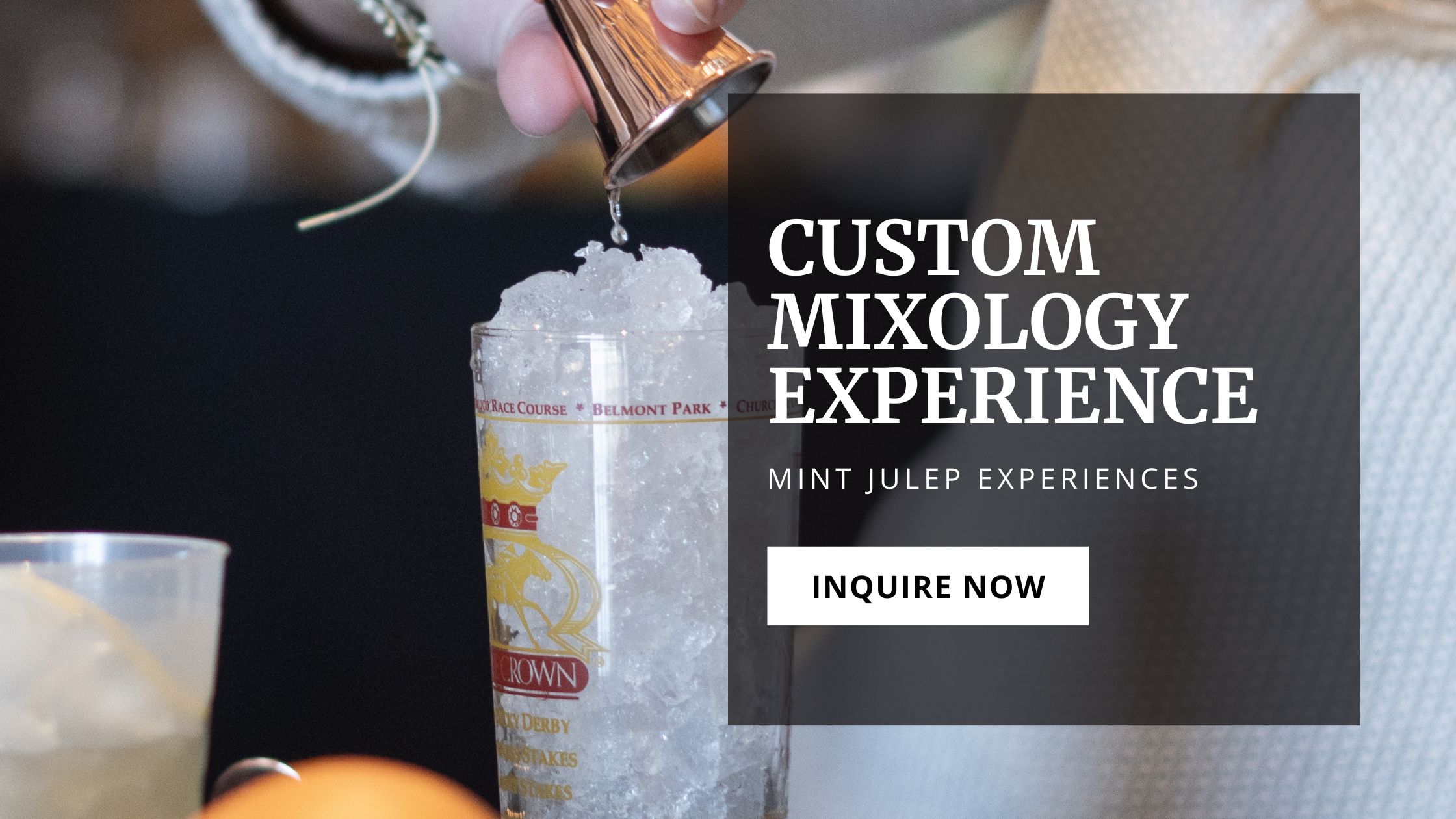 Mixology Experience - Inquire Now