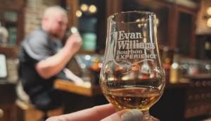 bourbon tasting at evan williams bourbon experience on guided kentucky bourbon tour from louisville