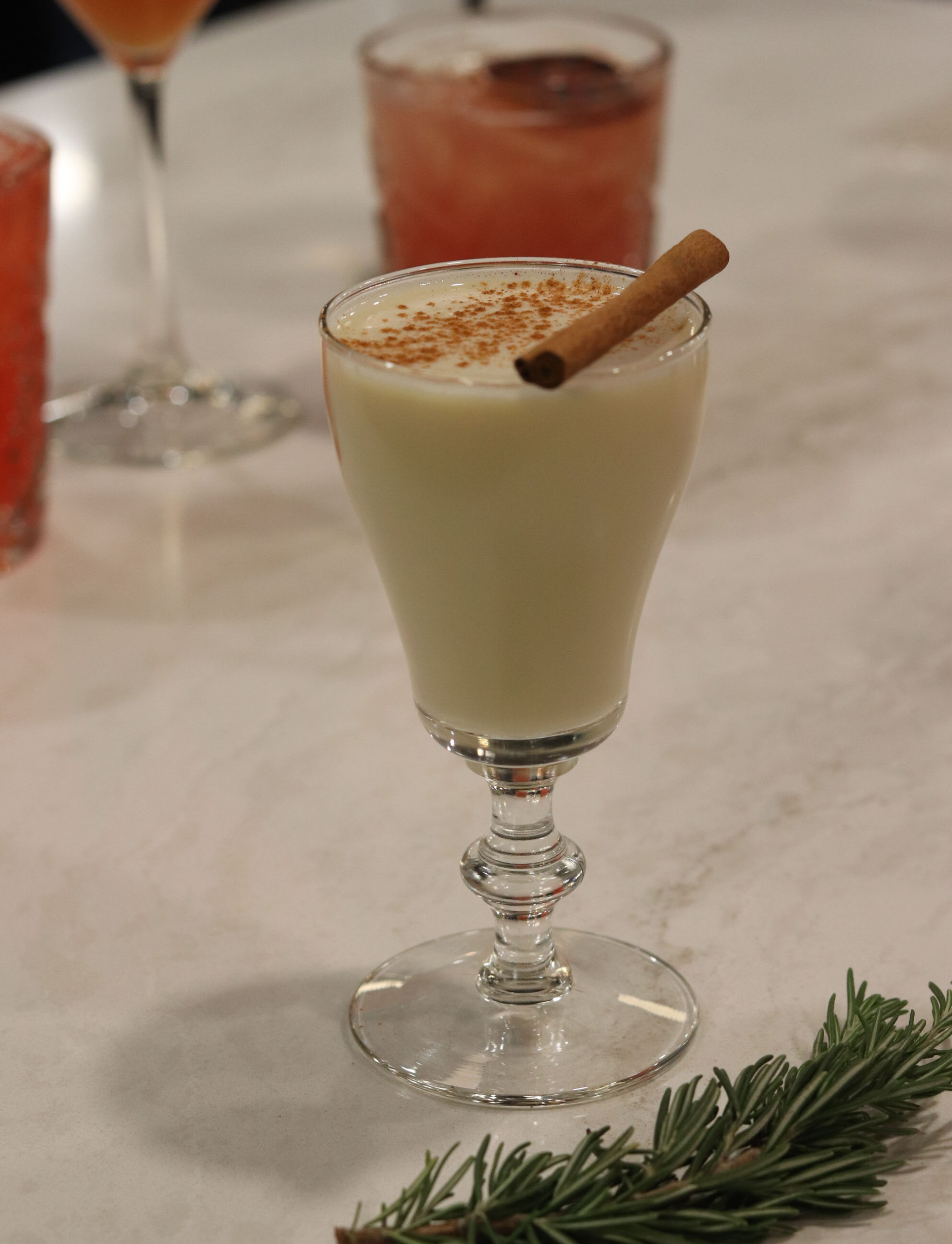 Creamy festive cocktail