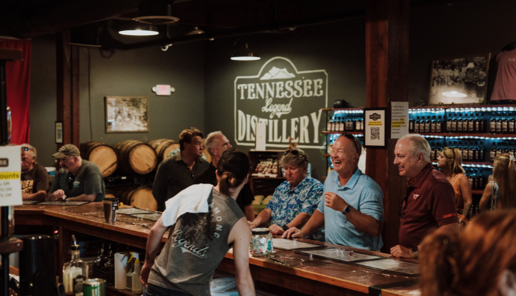 group on Tennessee whiskey tasting experience in Nashville